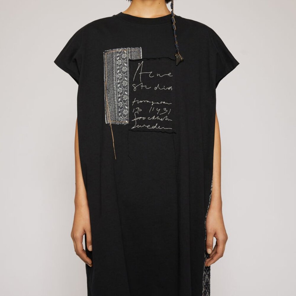 BNWT SS20 ACNE STUDIOS JACQUARD PATCH SLEEVELESS TOP S